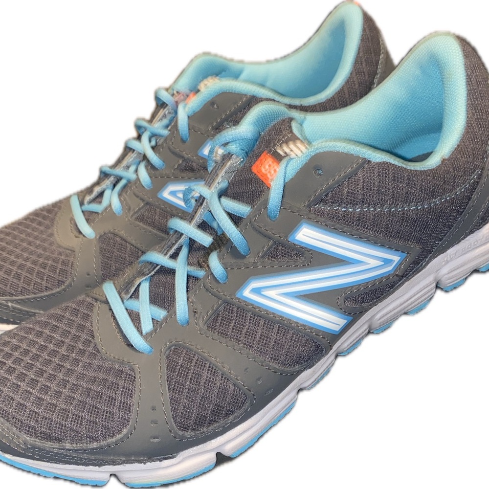 NEW BALANCE -Women's Charcoal and Aqua Athletic Shoes